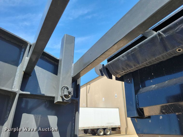 image for item EA2470 2024 Metalium Industries Lone Star roll off dumpster trailer