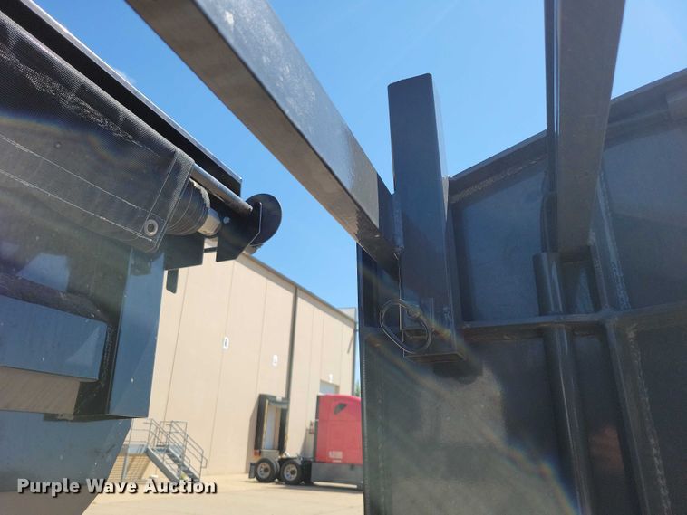 image for item EA2470 2024 Metalium Industries Lone Star roll off dumpster trailer