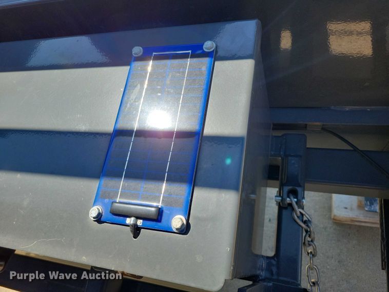 image for item EA2470 2024 Metalium Industries Lone Star roll off dumpster trailer