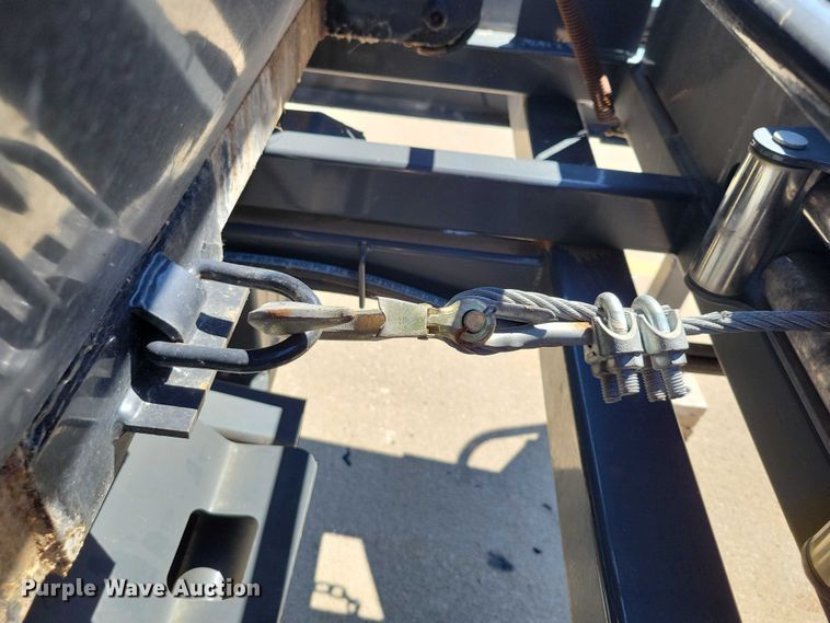 image for item EA2470 2024 Metalium Industries Lone Star roll off dumpster trailer