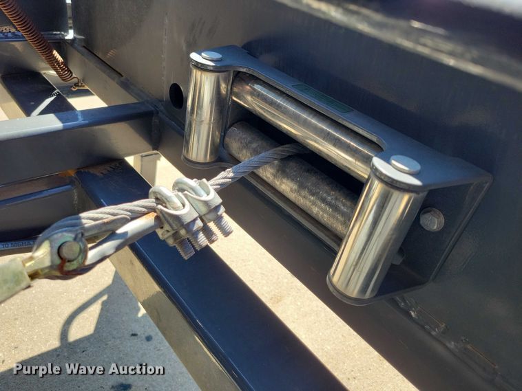 image for item EA2470 2024 Metalium Industries Lone Star roll off dumpster trailer