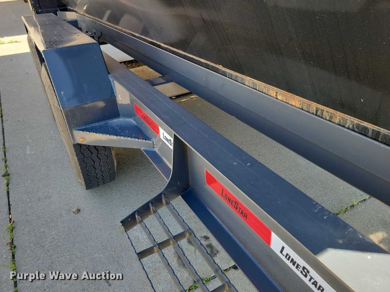image for item EA2470 2024 Metalium Industries Lone Star roll off dumpster trailer