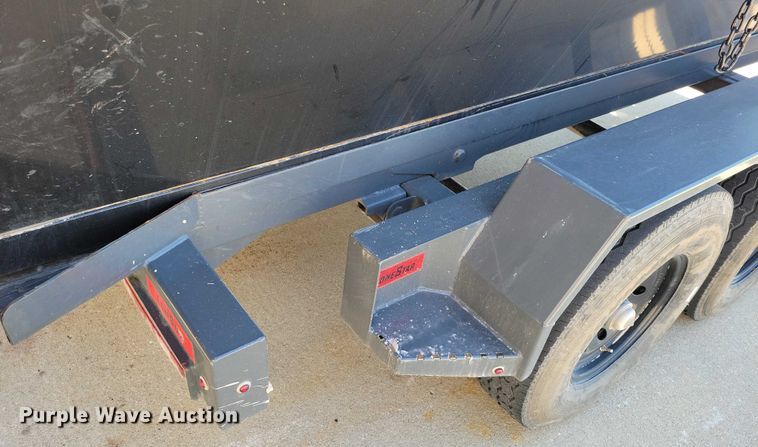 image for item EA2470 2024 Metalium Industries Lone Star roll off dumpster trailer