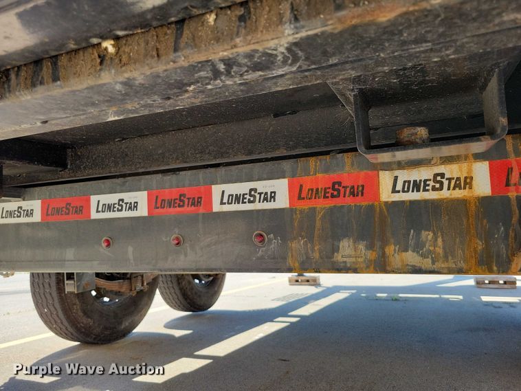 image for item EA2470 2024 Metalium Industries Lone Star roll off dumpster trailer