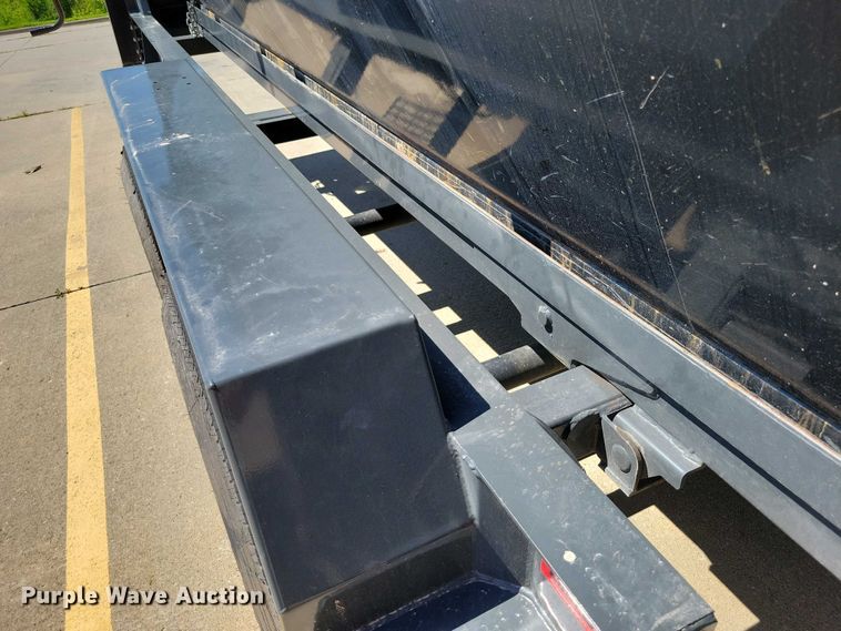 image for item EA2470 2024 Metalium Industries Lone Star roll off dumpster trailer