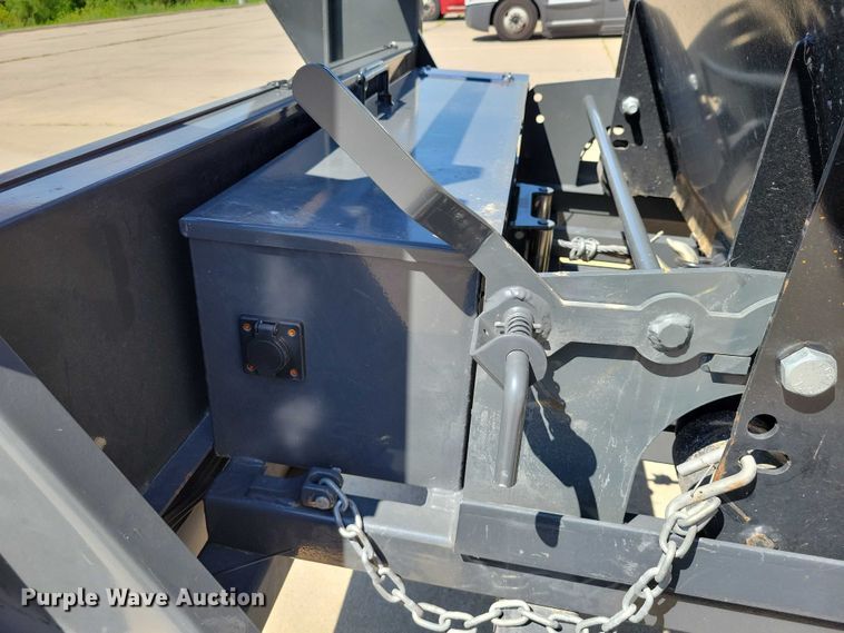 image for item EA2470 2024 Metalium Industries Lone Star roll off dumpster trailer