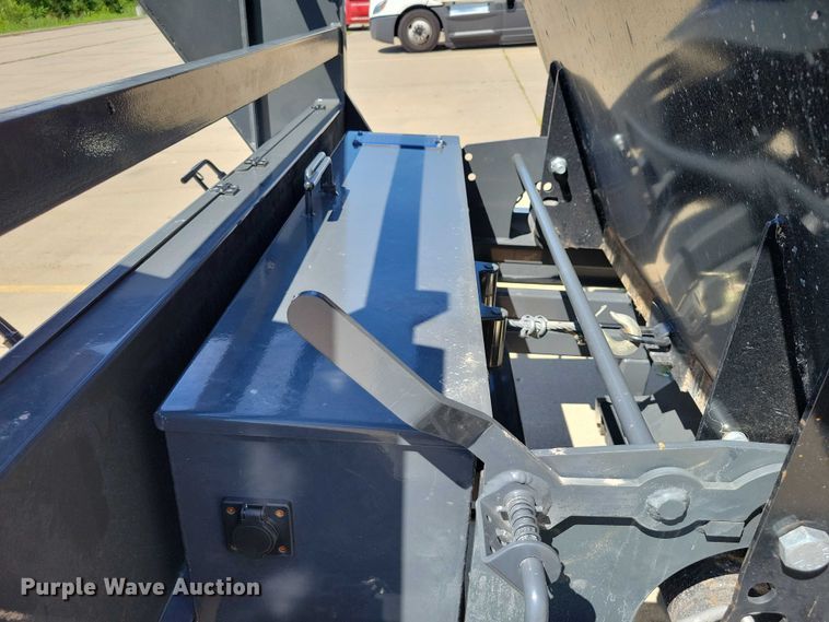 image for item EA2470 2024 Metalium Industries Lone Star roll off dumpster trailer