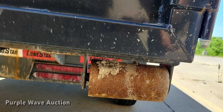 image for item EA2470 2024 Metalium Industries Lone Star roll off dumpster trailer