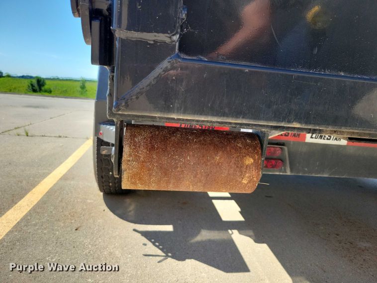 image for item EA2470 2024 Metalium Industries Lone Star roll off dumpster trailer