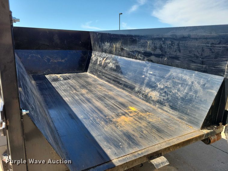 image for item EA2470 2024 Metalium Industries Lone Star roll off dumpster trailer