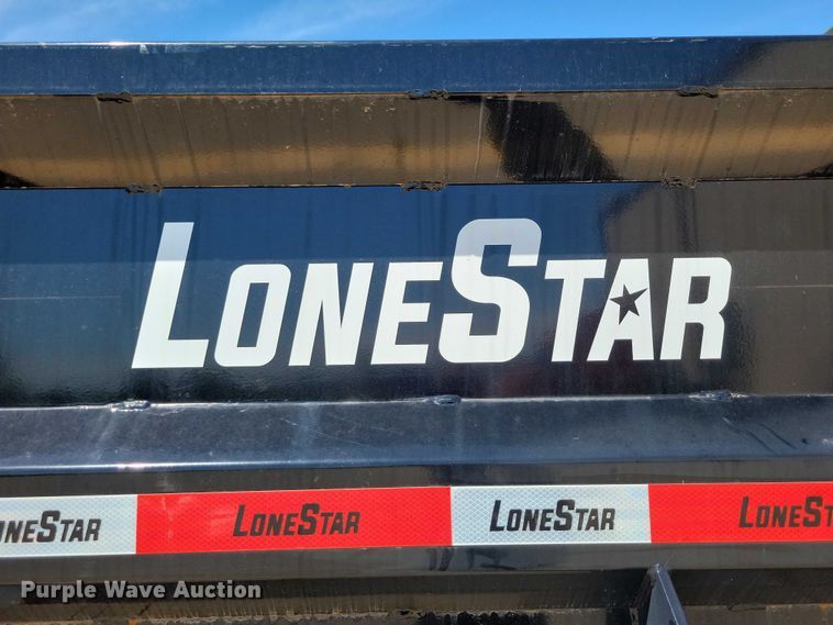 image for item EA2470 2024 Metalium Industries Lone Star roll off dumpster trailer