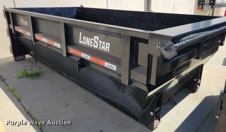 image for item EA2470 2024 Metalium Industries Lone Star roll off dumpster trailer