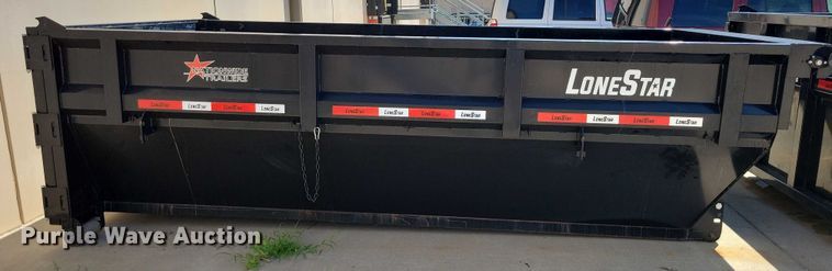 image for item EA2470 2024 Metalium Industries Lone Star roll off dumpster trailer