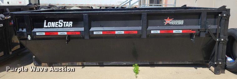 image for item EA2470 2024 Metalium Industries Lone Star roll off dumpster trailer