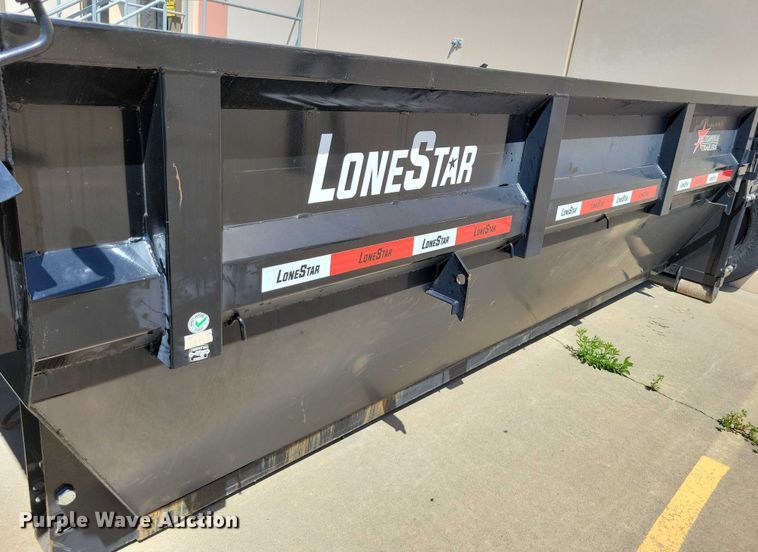 image for item EA2470 2024 Metalium Industries Lone Star roll off dumpster trailer
