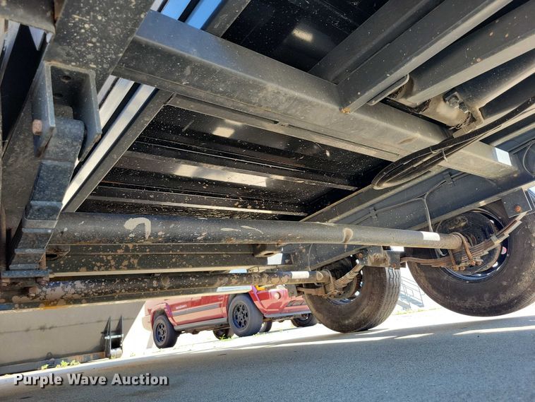 image for item EA2470 2024 Metalium Industries Lone Star roll off dumpster trailer