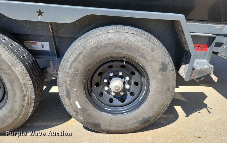 image for item EA2470 2024 Metalium Industries Lone Star roll off dumpster trailer