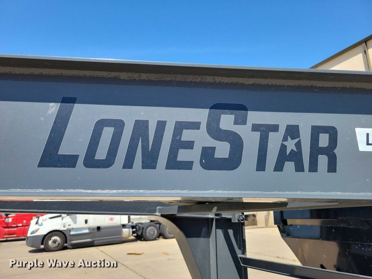image for item EA2470 2024 Metalium Industries Lone Star roll off dumpster trailer