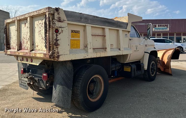 image for item EB2602 1985 GMC C7000 dump truck