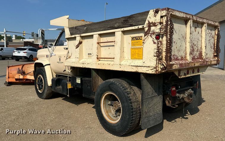 image for item EB2602 1985 GMC C7000 dump truck