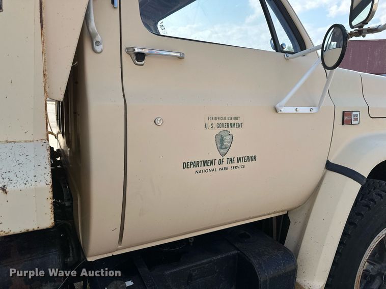 image for item EB2602 1985 GMC C7000 dump truck