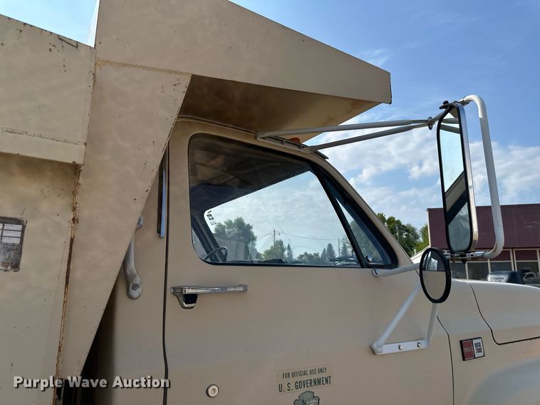 image for item EB2602 1985 GMC C7000 dump truck