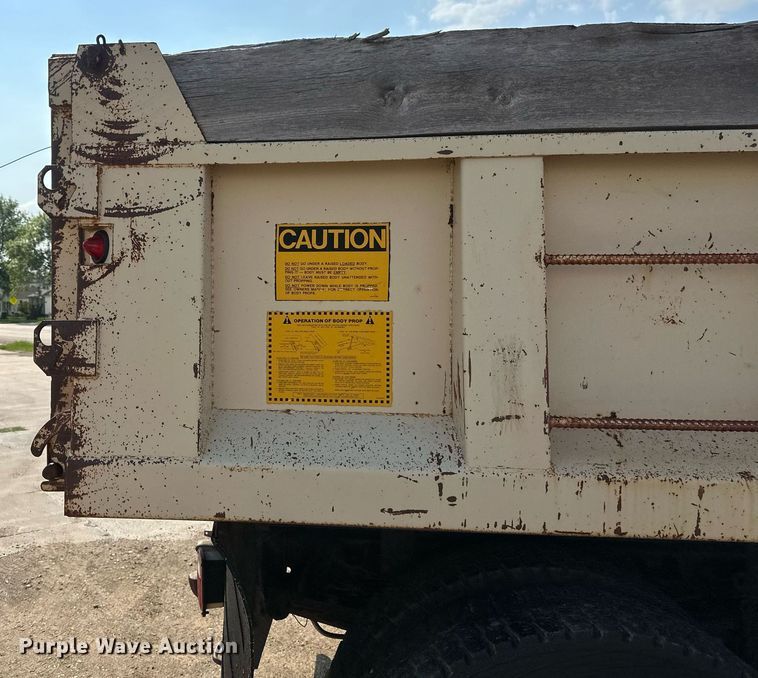image for item EB2602 1985 GMC C7000 dump truck