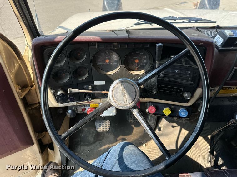 image for item EB2602 1985 GMC C7000 dump truck