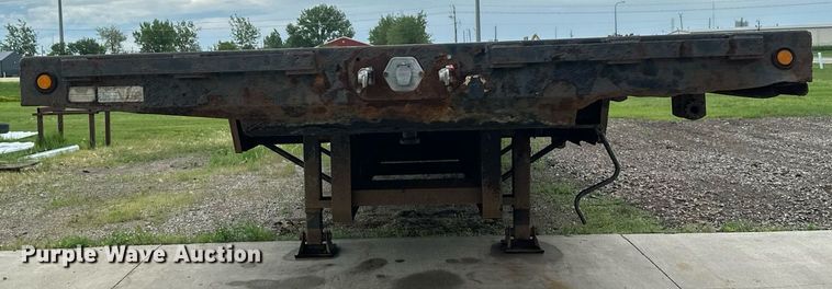 image for item EB2713 2013 Mauer Manufacturing drop deck equipment trailer