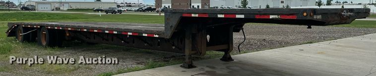 image for item EB2713 2013 Mauer Manufacturing drop deck equipment trailer