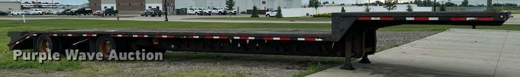 image for item EB2713 2013 Mauer Manufacturing drop deck equipment trailer