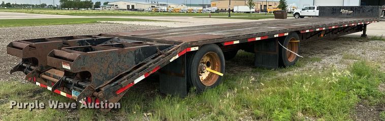 image for item EB2713 2013 Mauer Manufacturing drop deck equipment trailer