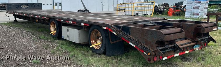 image for item EB2713 2013 Mauer Manufacturing drop deck equipment trailer