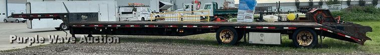 image for item EB2713 2013 Mauer Manufacturing drop deck equipment trailer