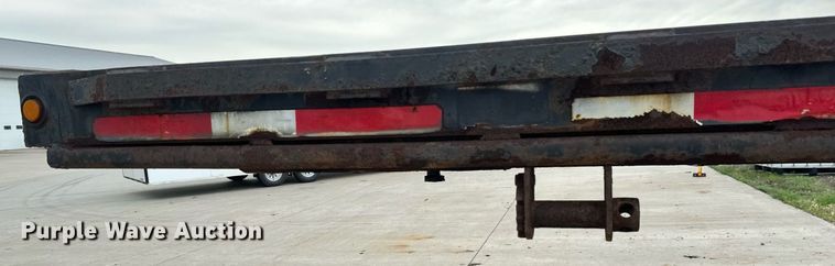 image for item EB2713 2013 Mauer Manufacturing drop deck equipment trailer
