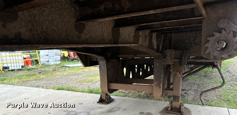 image for item EB2713 2013 Mauer Manufacturing drop deck equipment trailer