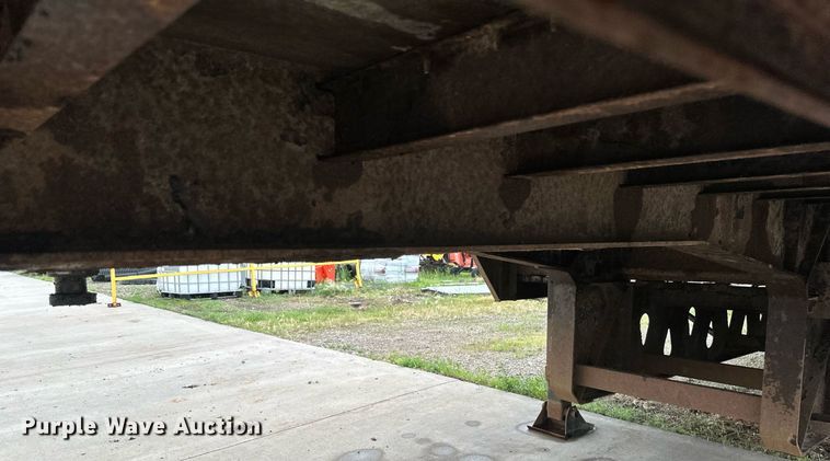 image for item EB2713 2013 Mauer Manufacturing drop deck equipment trailer