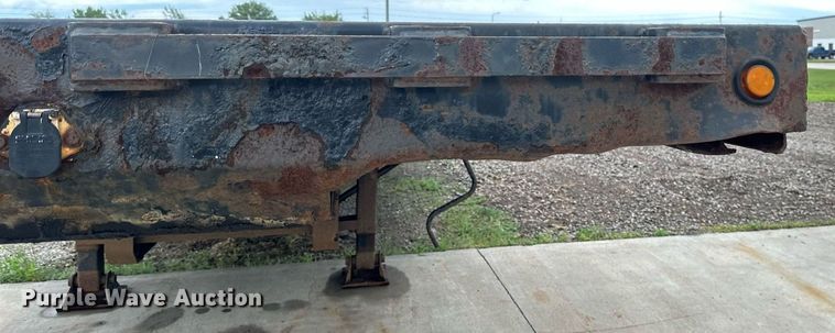 image for item EB2713 2013 Mauer Manufacturing drop deck equipment trailer