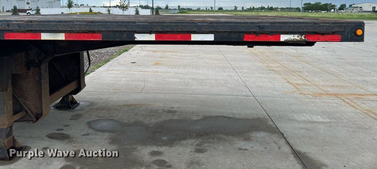 image for item EB2713 2013 Mauer Manufacturing drop deck equipment trailer