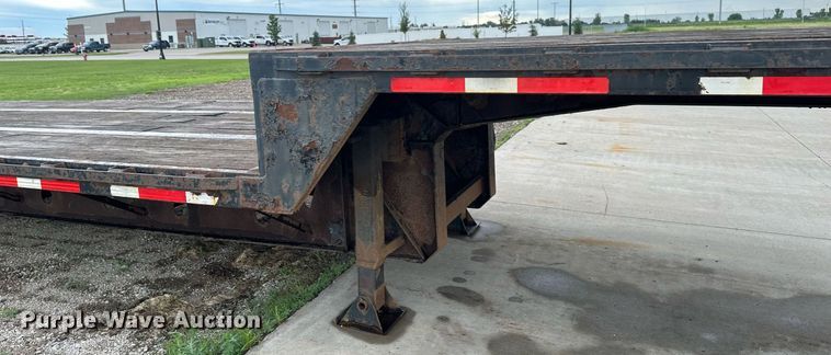 image for item EB2713 2013 Mauer Manufacturing drop deck equipment trailer