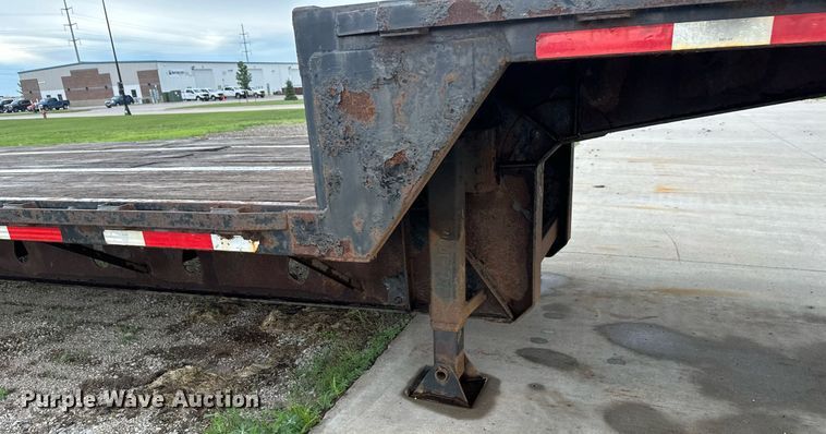 image for item EB2713 2013 Mauer Manufacturing drop deck equipment trailer
