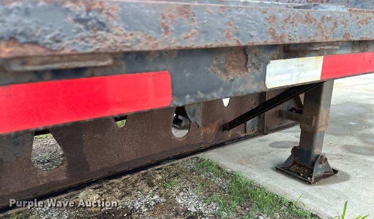 image for item EB2713 2013 Mauer Manufacturing drop deck equipment trailer