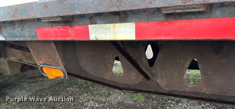 image for item EB2713 2013 Mauer Manufacturing drop deck equipment trailer