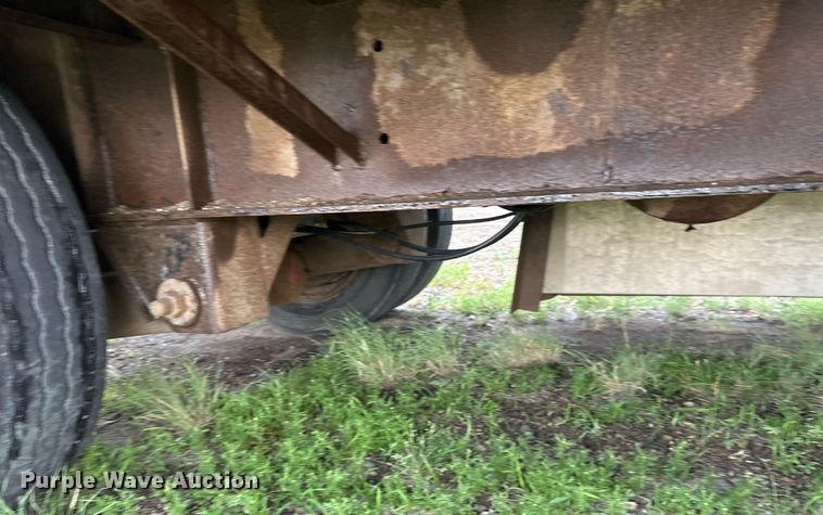 image for item EB2713 2013 Mauer Manufacturing drop deck equipment trailer