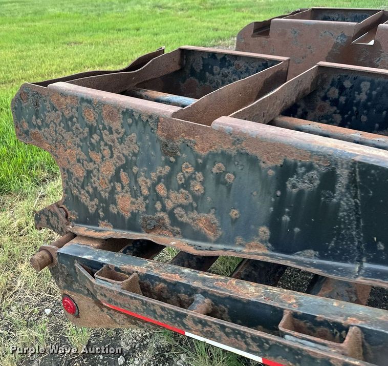 image for item EB2713 2013 Mauer Manufacturing drop deck equipment trailer