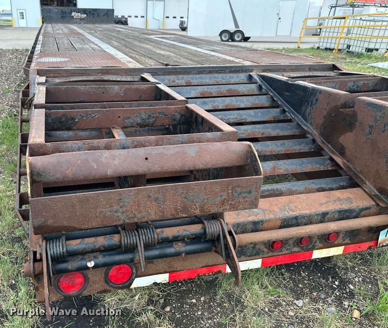 image for item EB2713 2013 Mauer Manufacturing drop deck equipment trailer