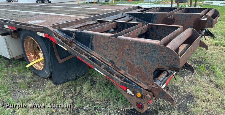 image for item EB2713 2013 Mauer Manufacturing drop deck equipment trailer