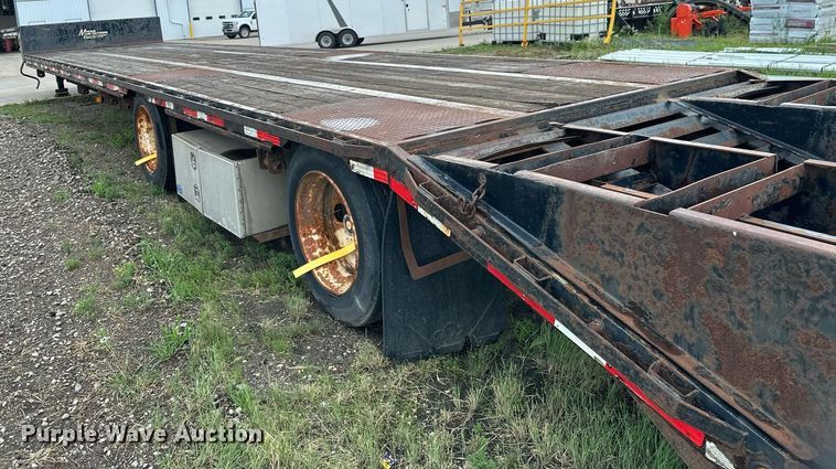image for item EB2713 2013 Mauer Manufacturing drop deck equipment trailer