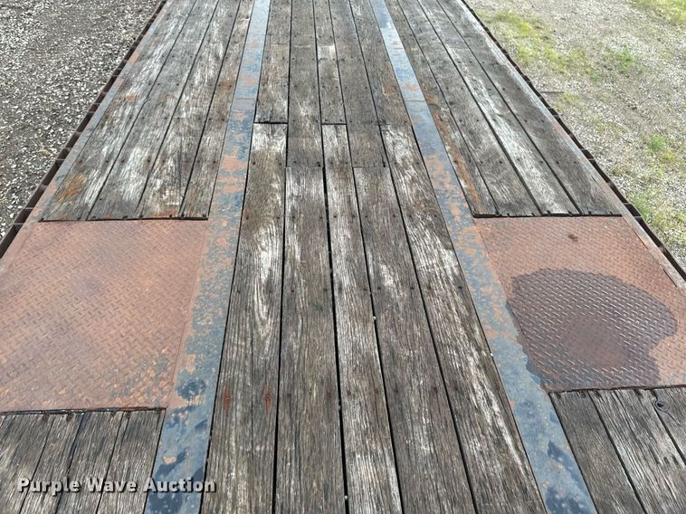 image for item EB2713 2013 Mauer Manufacturing drop deck equipment trailer