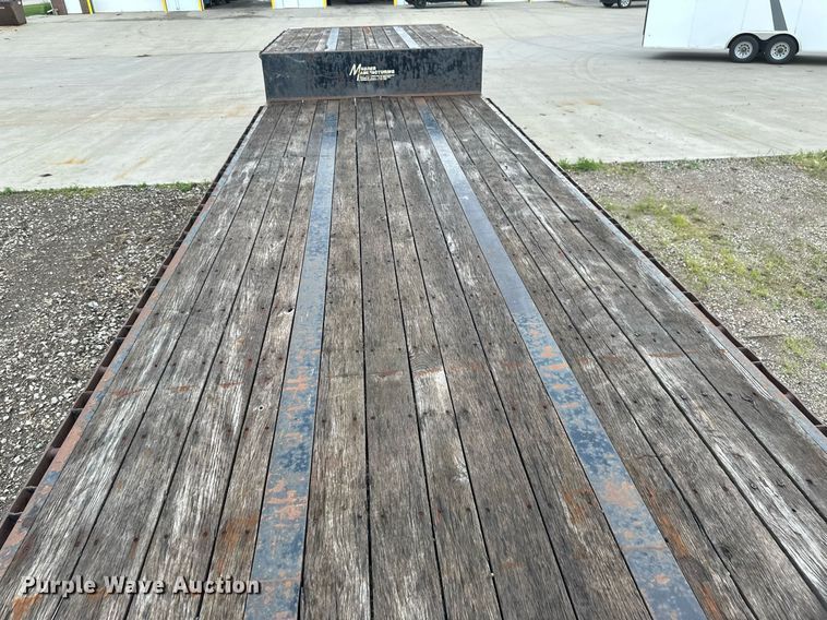 image for item EB2713 2013 Mauer Manufacturing drop deck equipment trailer